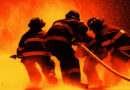 Feuer mit Menschenrettung in Raderthal